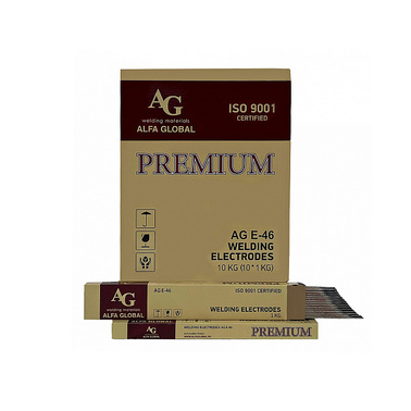 AG E-46 PREMIUM д.2,0мм (1кг), Электроды для ручной дуговой сварки