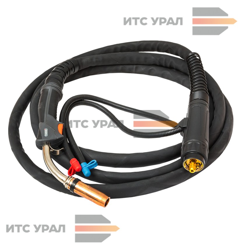 Горелка для полуавтоматической сварки с водяным охлаждением и евроразъемом, 5 м
