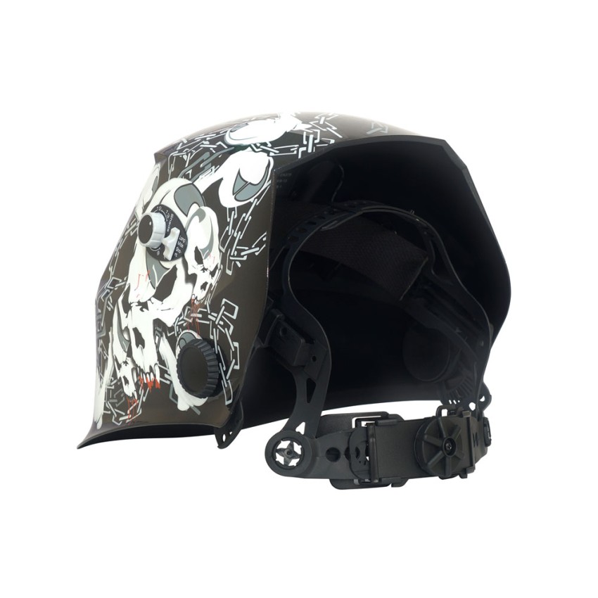 Aurora SUN-7 CHAIN, Маска сварщика с увеличенным светофильтром_ракурс 4