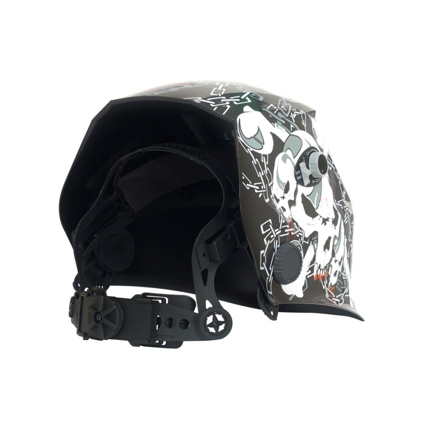 Aurora SUN-7 CHAIN, Маска сварщика с увеличенным светофильтром_ракурс 6