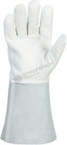 Перчатки-краги ПОТОК GW35012 из козьей кожи, размер 10,5