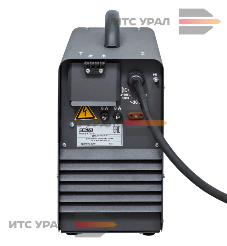 Строитель МИГ-4000 - тыльная сторона