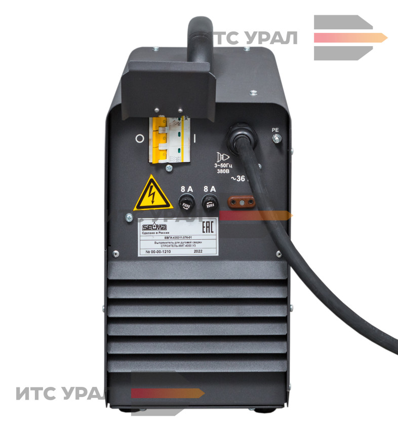 Строитель МИГ-4000 - тыльная сторона