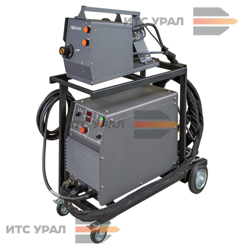 Пионер-5000 на тележке с подающим механизмом ПДГО-510