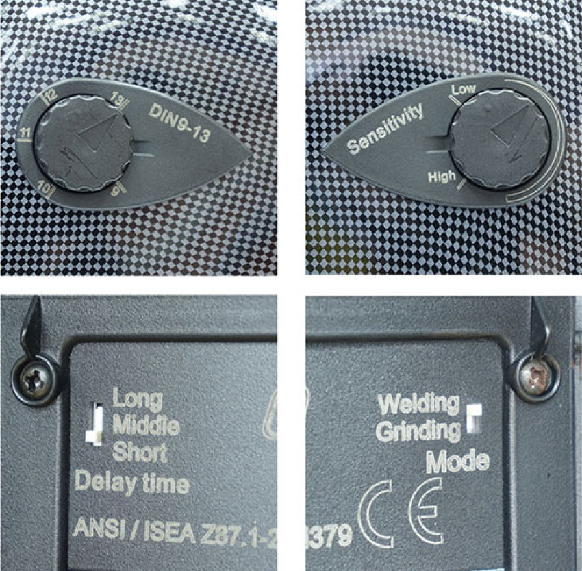 Светофильтр оснащён 4-мя регулировками