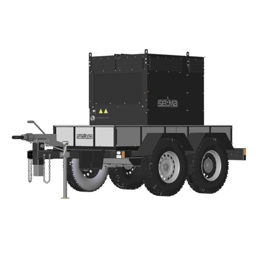 Установка на прицепе (прицеп двухосный модификации ПТ 2- 2.7-1 ССМ)