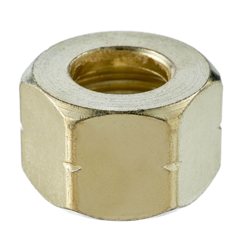 Гайка накидная СП-21,8LH латунь (001.050.406)