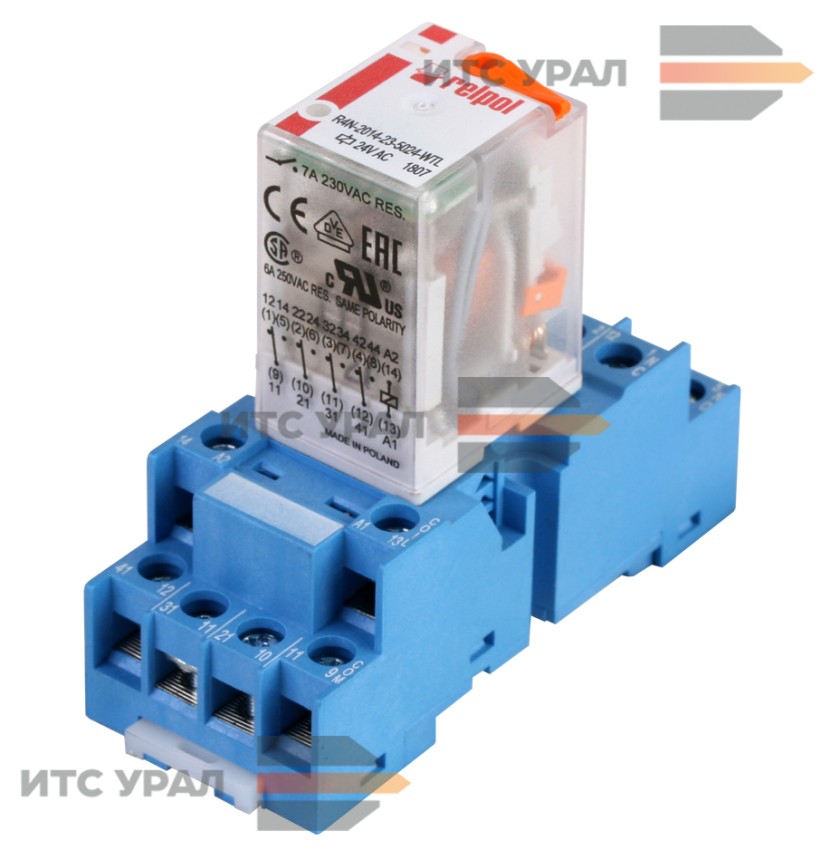 Реле R4-2014-23-5024-WTL 24V AC 6A (4 группы контактов)