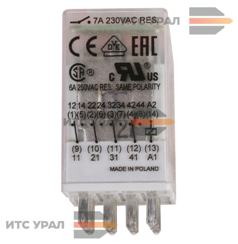 Реле R4-2014-23-5024-WTL 24V AC 6A (4 группы контактов)
