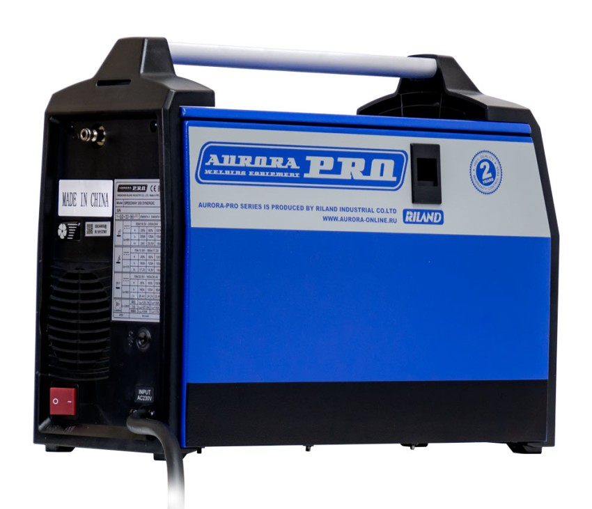 Aurora PRO SPEEDWAY 200 IGBT SYNERGYC (MIG/MAG+MMA+TIG lift) вид сзади