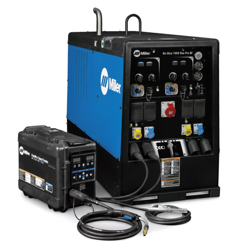 Big Blue 700X Duo Pro с подающим FieldPro Smart Feeder