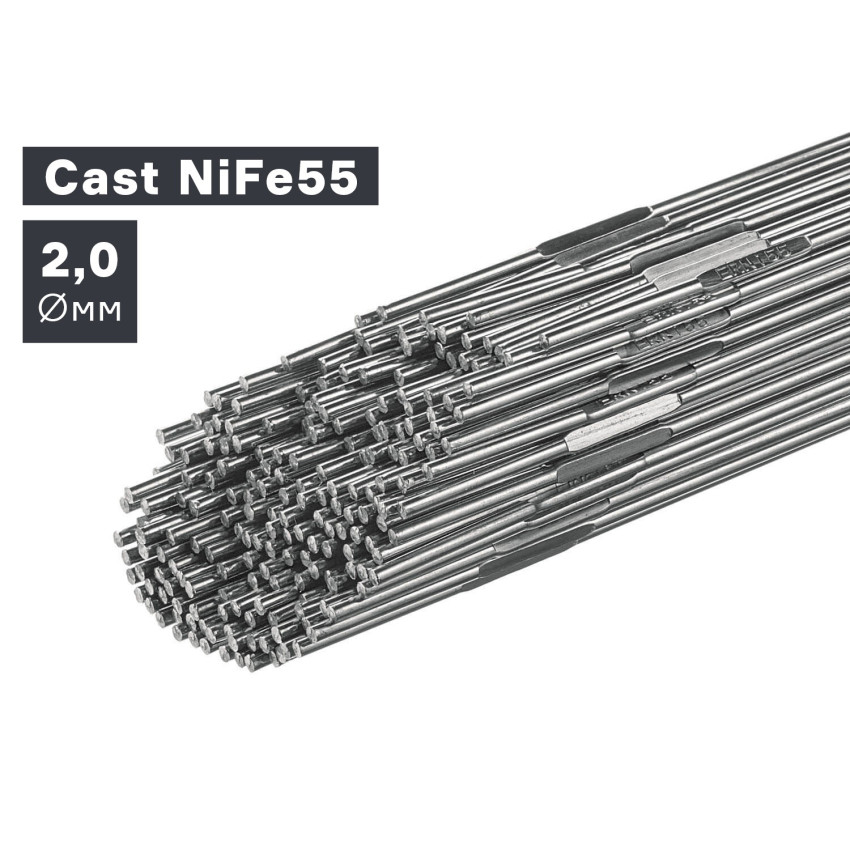 Cast NiFe55, д.2,0мм, Пруток присадочный для чугуна (шт)