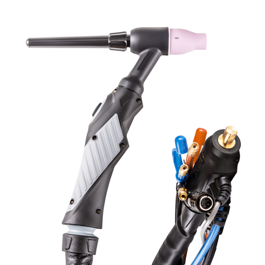 TIG-550 SAGGIO (35мм2, 5 pin, вода), 8 м, Горелка для аргонодуговой сварки