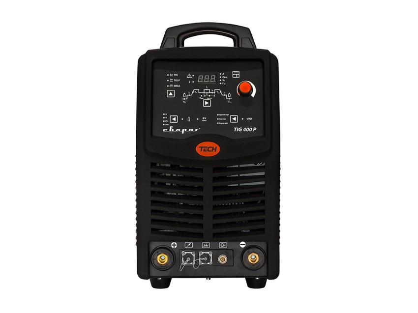 TECH TIG 400 P (W322), Установка для аргонодуговой сварки_лицевая панель