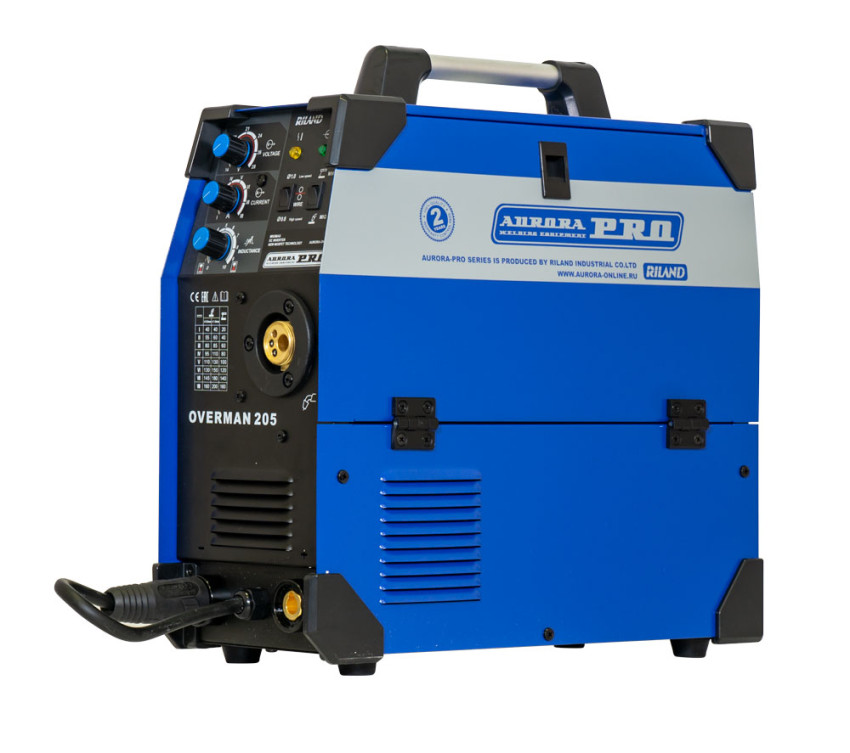 Aurora PRO OVERMAN 205 MOSFET (MIG/MAG+MMA), Полуавтомат сварочный инверторный