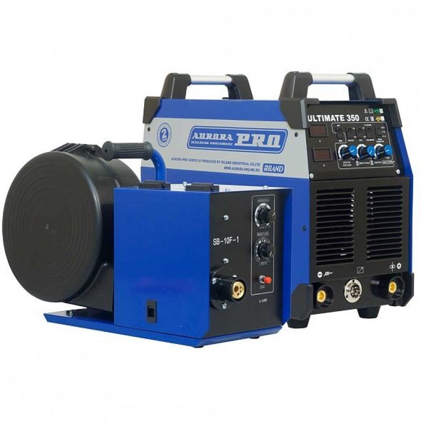 AuroraPRO ULTIMATE 350 (MIG/MAG+MMA) (350А, 380В), Инверторный сварочный полуавтомат с закрытым мп