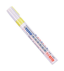 Маркер-краска желтый