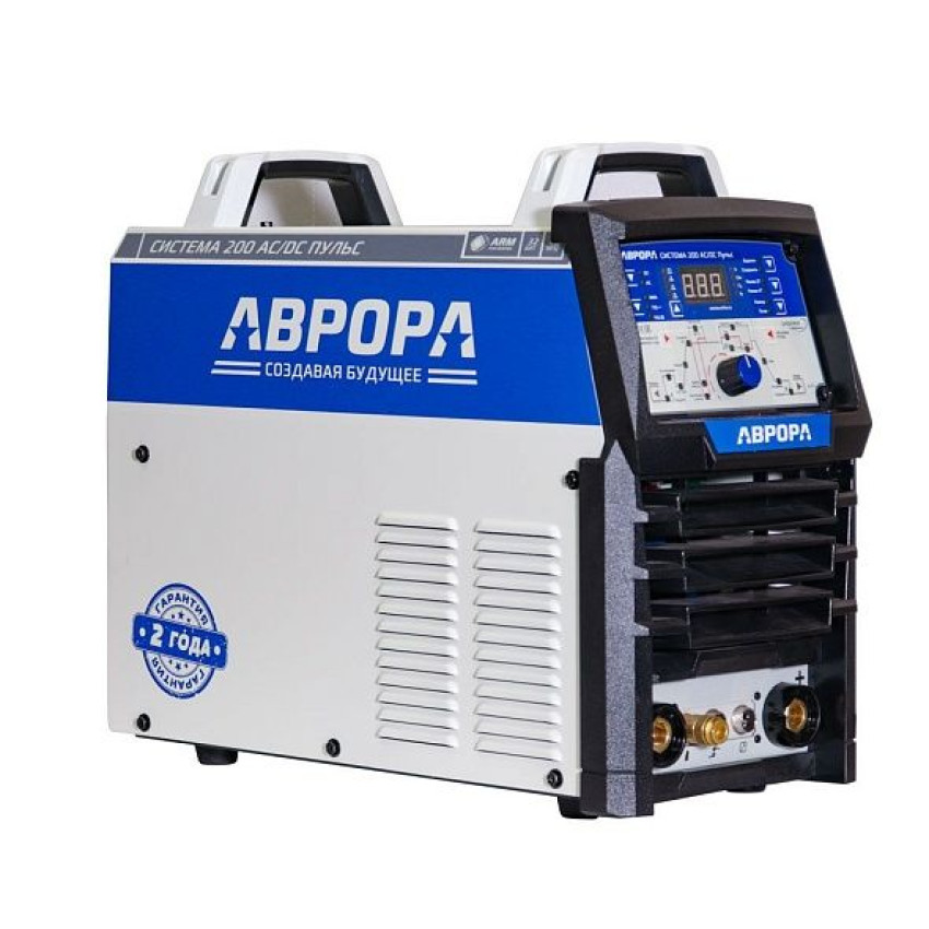 АВРОРА Система 200 AC/DC ПУЛЬС (200А, 220В), Сварочный аппарат для аргонодуговой сварки 2 поколение