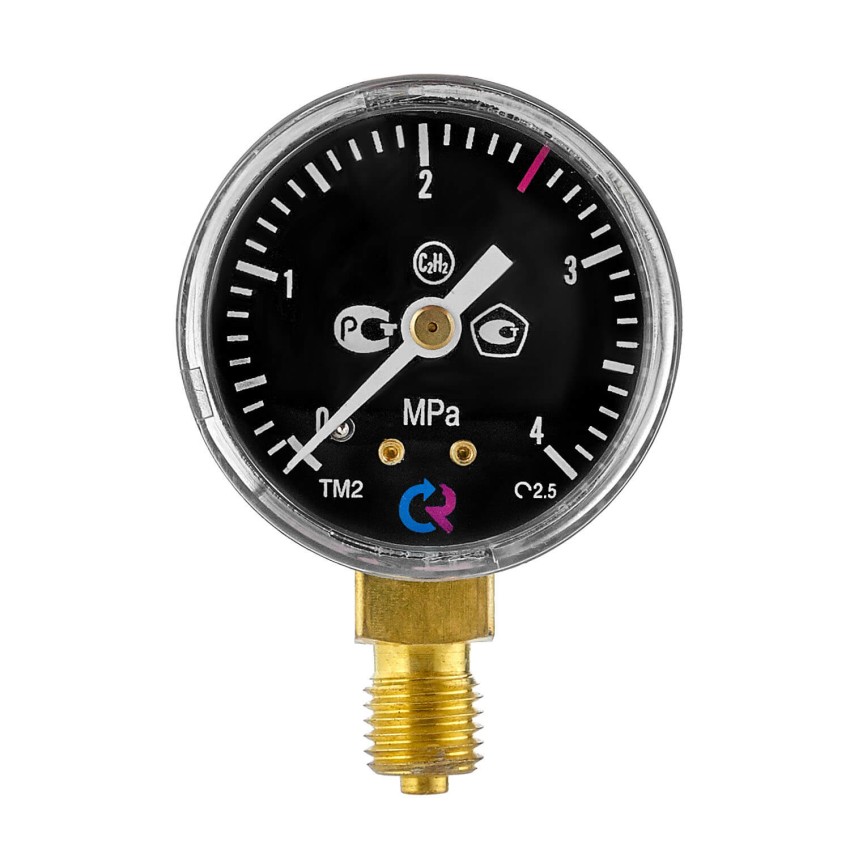 Манометр ацетиленовый 4,0 МПа (001.050.807)