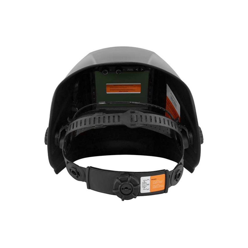 FoxWeld GEFEST, Маска сварочная Хамелеон чёрная (светофильтр 9700V) - вид сзади