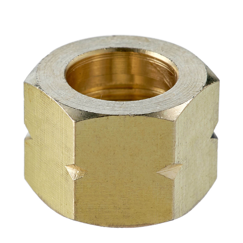 Гайка накидная М16х1,5LH левая, латунь (001.050.404)