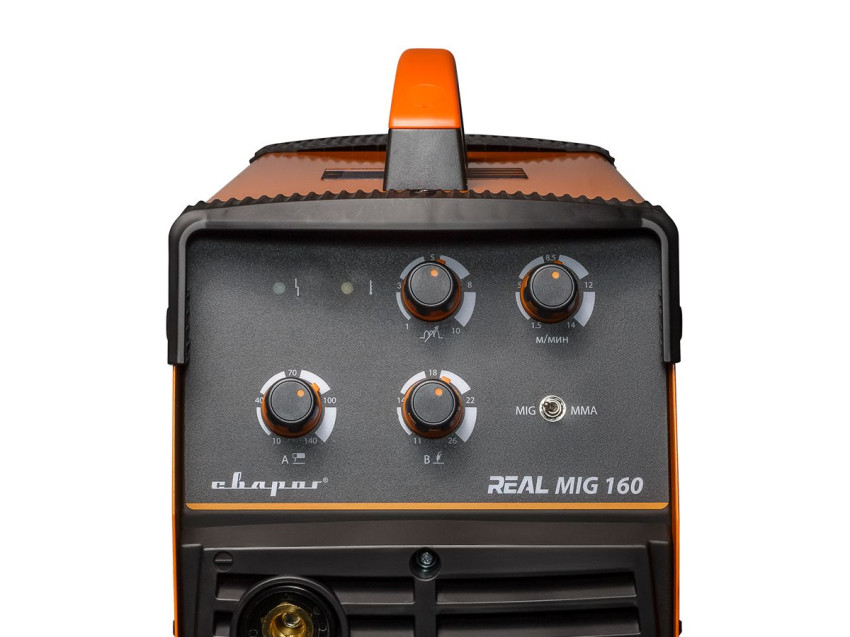 REAL MIG 160 (N24001N), Полуавтомат сварочный инверторный_панель