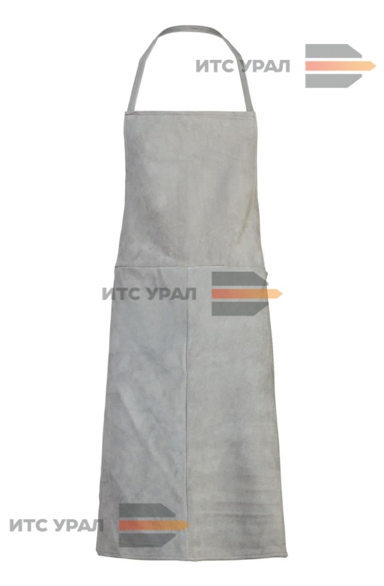 Фартук сварщика спилковый серого цвета (11-53-1)
