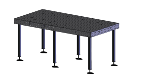 Стол сварочно-сборочный D16 2000x1000x100х8 мм (эконом)