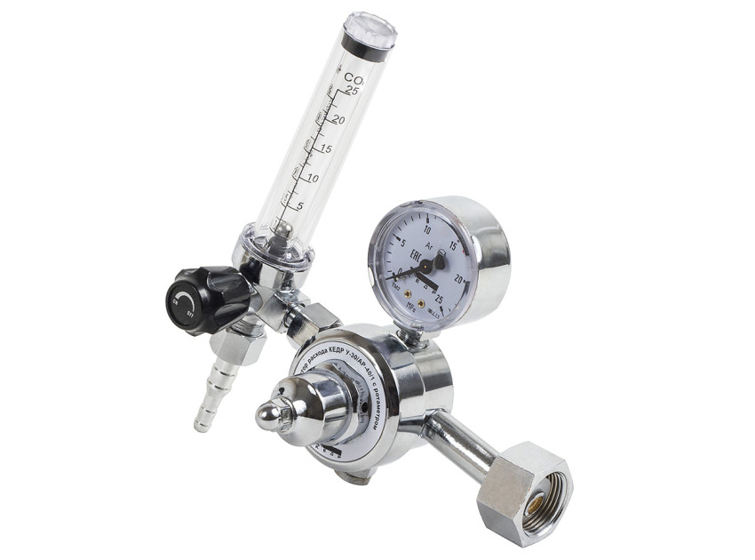 КЕДР У-30/АР-40/1 PRO, Регулятор расхода газа с ротаметром (8005037)