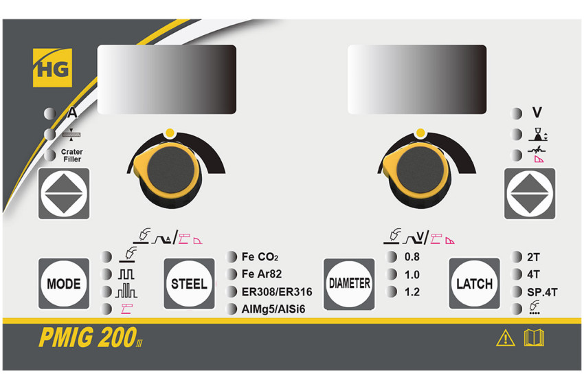 HUGONG PMIG 200 III - панель управления