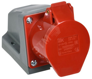 Розетка стационарная ССИ-115 16А 380В 3Р+РЕ+N IP44
