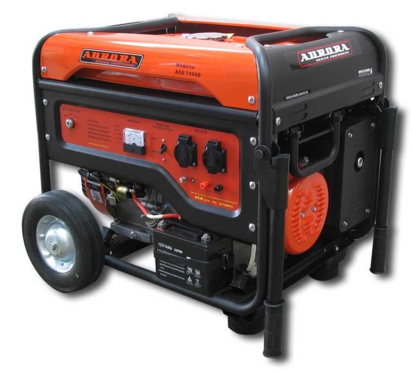 Aurora AGE 7500 D, Бензогенератор