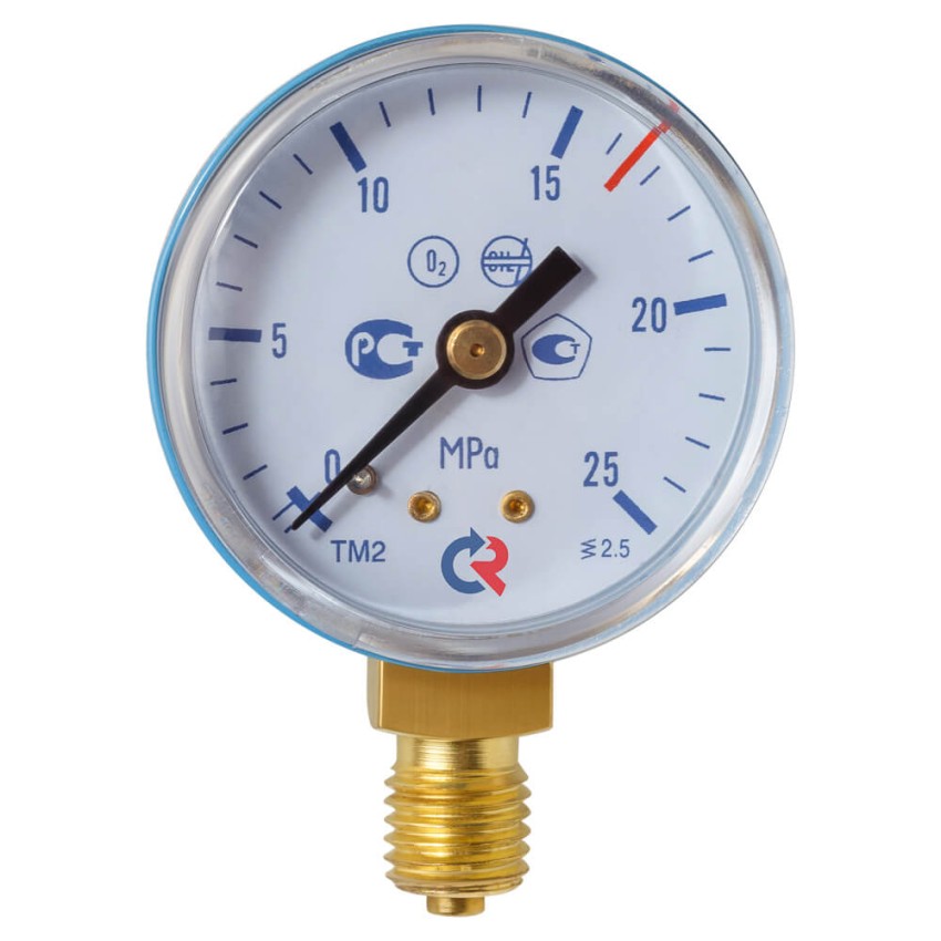 Манометр кислородный 25,0 МПа (001.050.802)