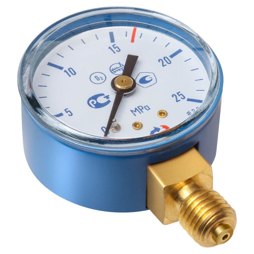 Манометр кислородный 25,0 МПа (001.050.802) ПТК