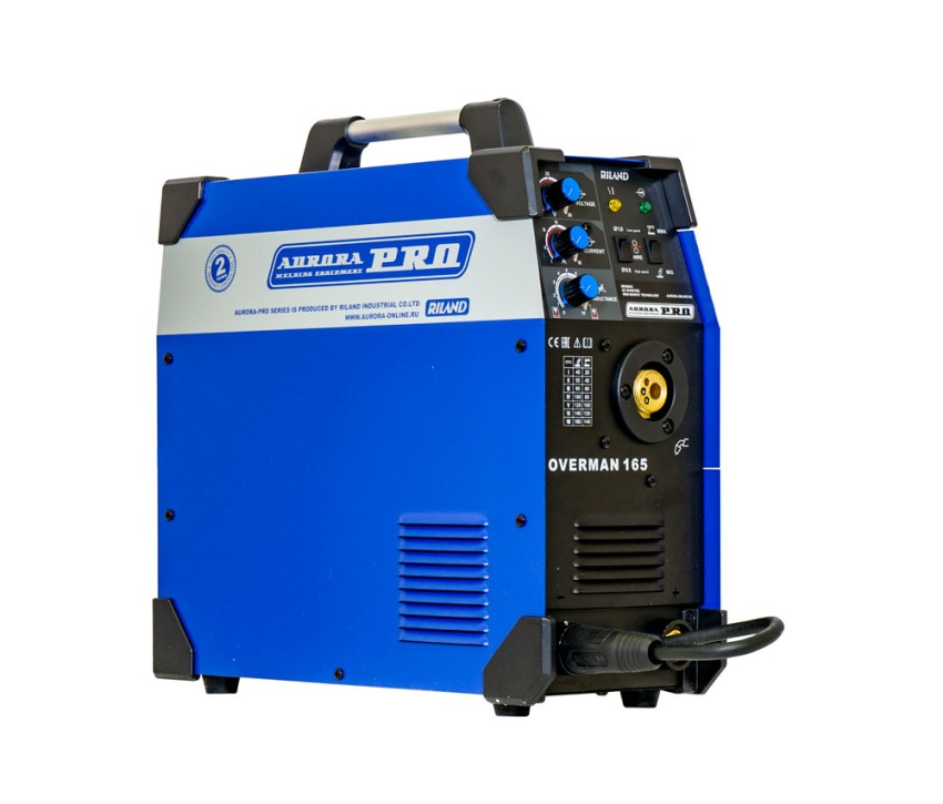 Aurora PRO OVERMAN 165 MOSFET (MIG/MAG+MMA), Полуавтомат сварочный инверторный