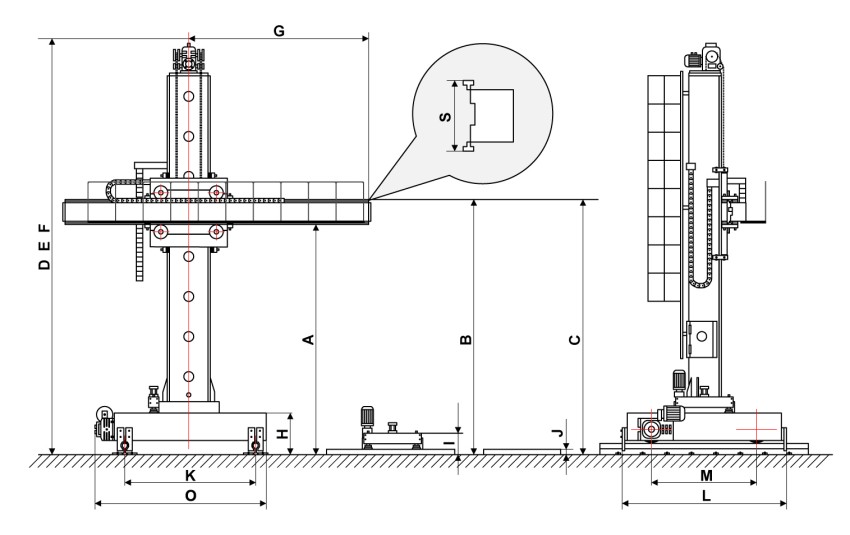 КС-800, Колонна сварочная большой грузоподъемности