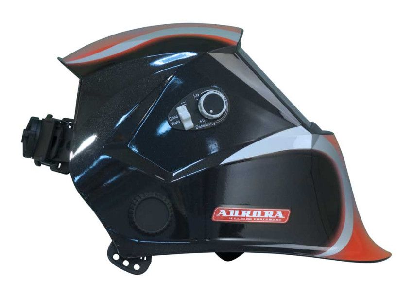 Сварочная маска  Aurora SUN-7 "Хамелеон" черно-красная