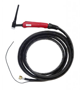 TIG 17F (M12x1), 8м, Гибкая с упр. разъёмами 2-3-5pin, Горелка для аргонодуговой сварки