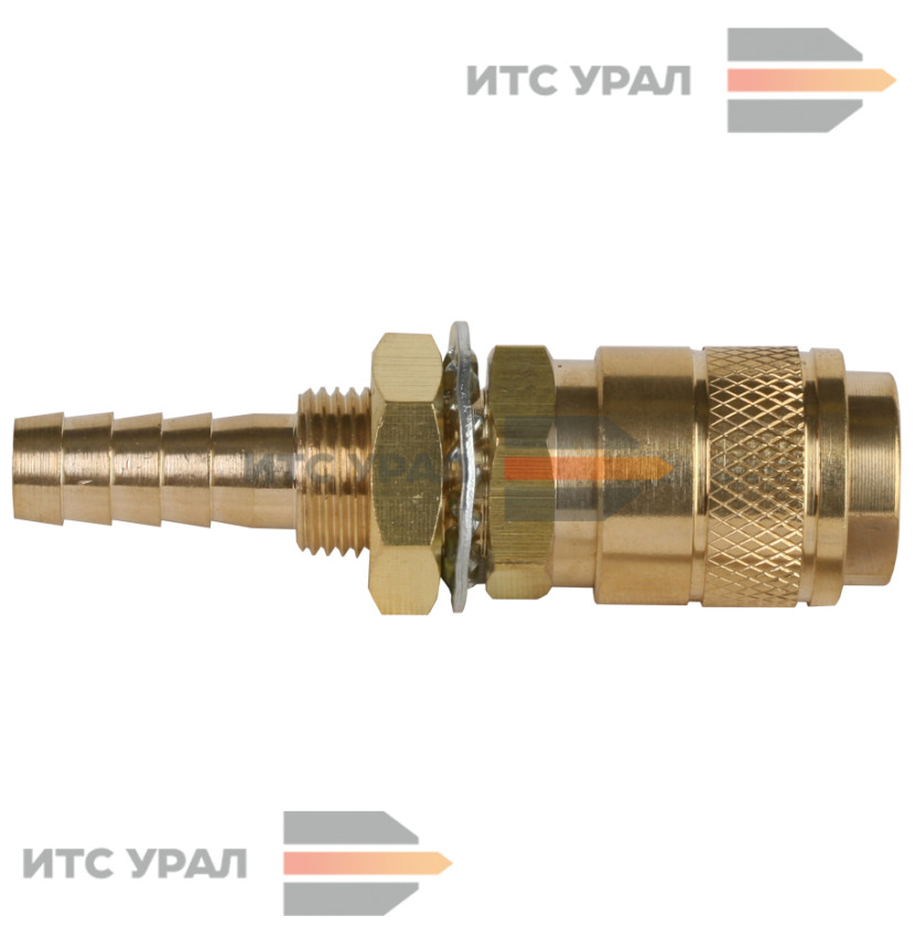 Соединитель быстросъёмный с переходом на штуцер д. 6 мм
