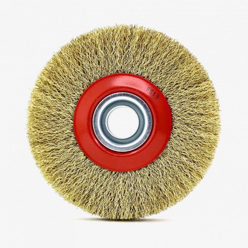 OSBORN №522.061-6608 Щетка дисковая Д100хМ16х20х0,3 латунированная стальная проволока