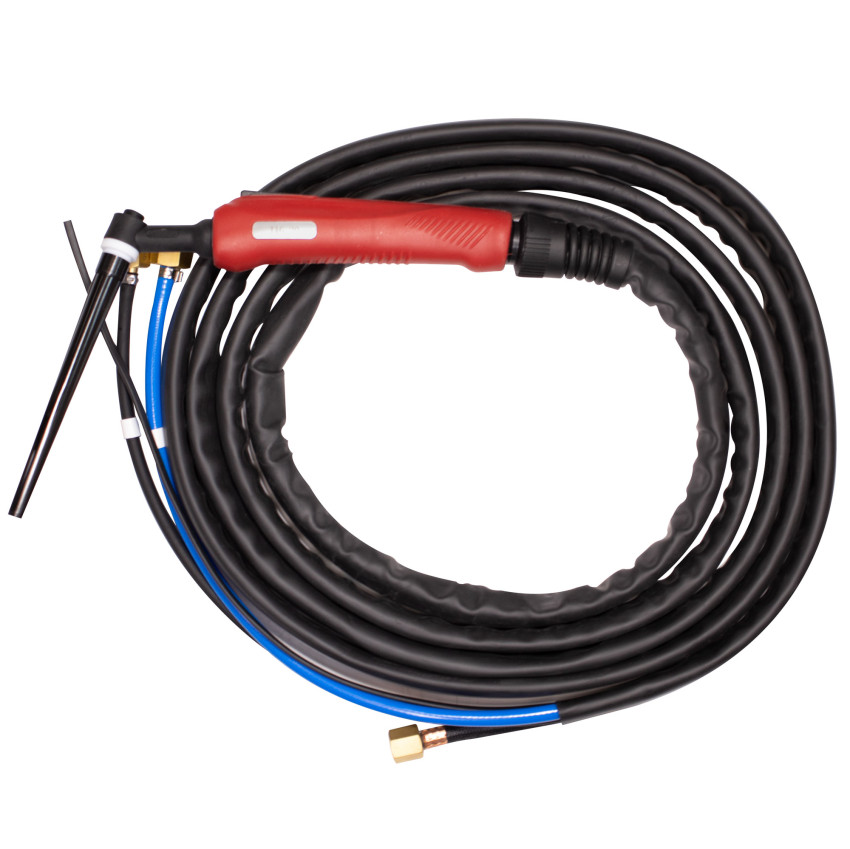 TIG 20 (M12x1, 1/4G, 3/8G), 4м, вода (без управляющих разъемов), Горелка для аргонодуговой сварки