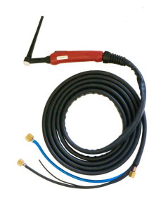 TIG 20 (M12x1, 1/4G, 3/8G), 4м, с упр. разъемами, Горелка для аргонодуговой сварки