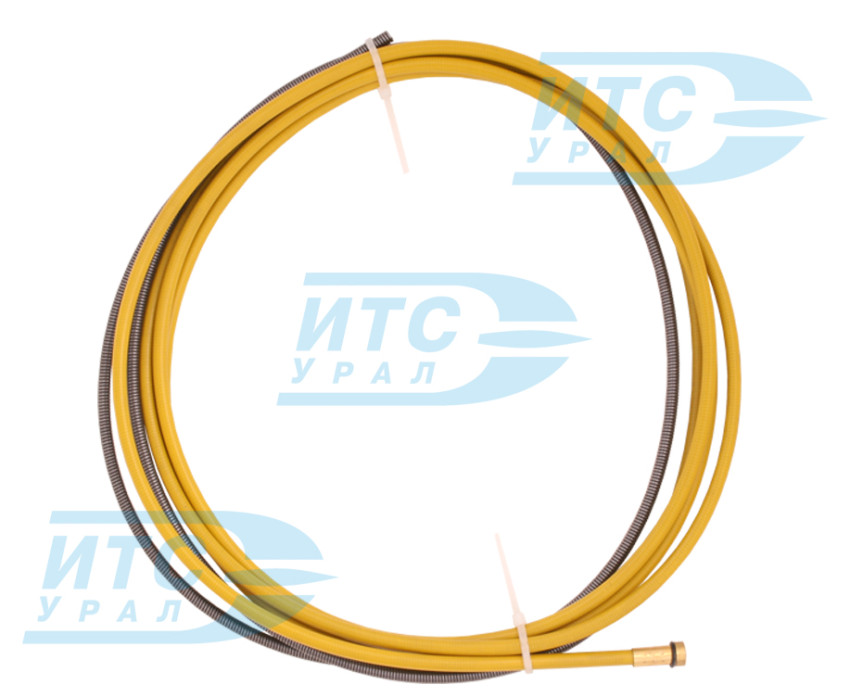 Канал направляющий в оплётке д. 1,2-1,6 мм, 3,5 м (IIC0590), жёлтый
