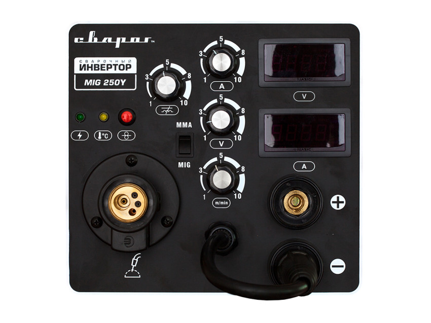 MIG 250 Y (J04-M), Полуавтомат сварочный инверторный_панель управления