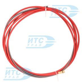 Канал направляющий в оплётке д. 1,0-1,2 мм, 3 м, красный