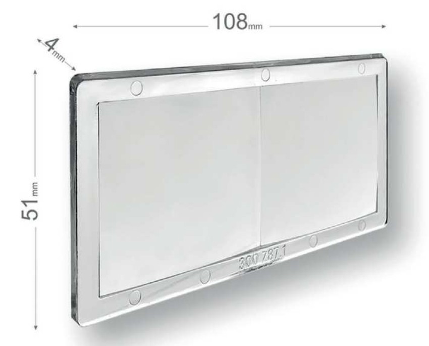 Диоптрическая линза 100 для сварочной маски Хамелеон (108х50х4мм)