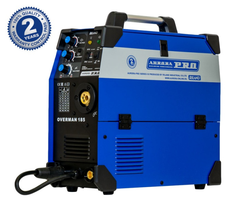 Aurora PRO OVERMAN 185 MOSFET (MIG/MAG+MMA), Полуавтомат сварочный инверторный