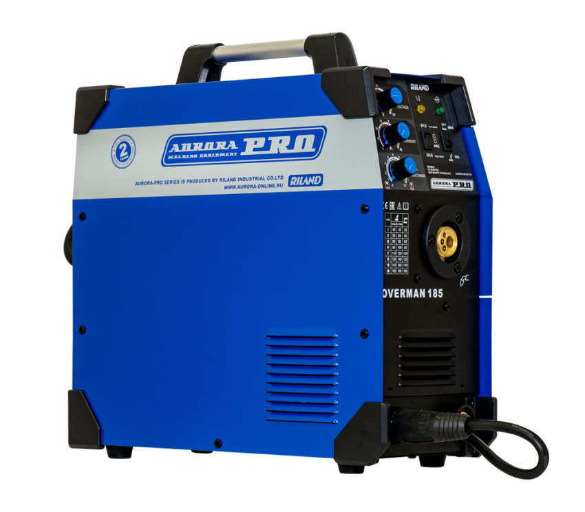 Aurora PRO OVERMAN 185 MOSFET (MIG/MAG+MMA), Полуавтомат сварочный инверторный