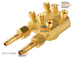 Коллектор газовый на 2 головки к газорезательной машине CG1-30, CG1-100